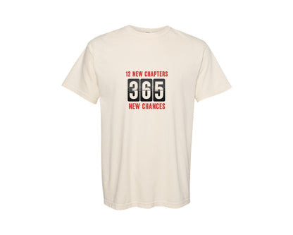 brand:Comfort Colors|color:Ivory|12 New Chapters 365 Chances Graphic T-Shirt