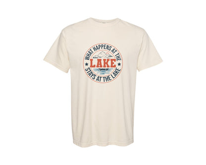 brand:Comfort Colors|color:Ivory|Lake Summer Graphic T-Shirt