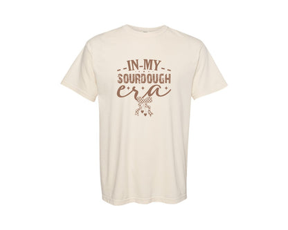 brand:Comfort Colors|color:Ivory|In My Sourdough Era Bread Baker Mom 2 Graphic T-Shirt