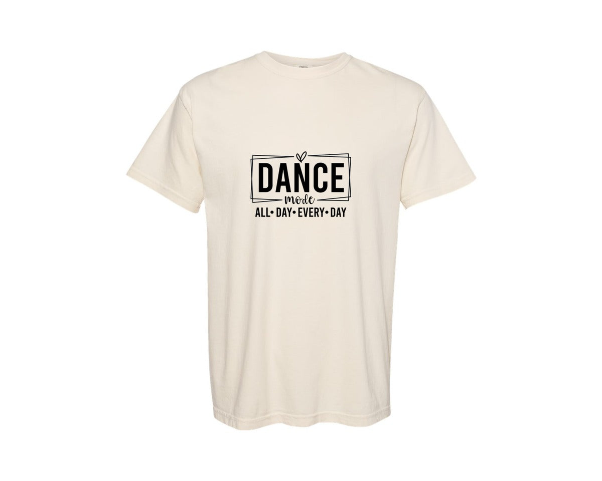 brand:Comfort Colors|color:Ivory|Dance Mode Dance Mom Graphic T-Shirt