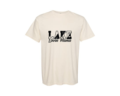 brand:Comfort Colors|color:Ivory|Lake Lovin Mama 21 Graphic T-Shirt