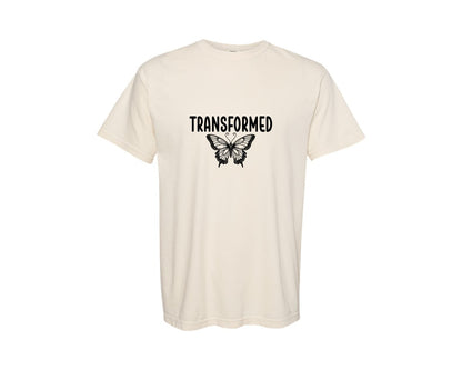 brand:Comfort Colors|color:Ivory|Boho Christian Sleeve Design Graphic T-Shirt