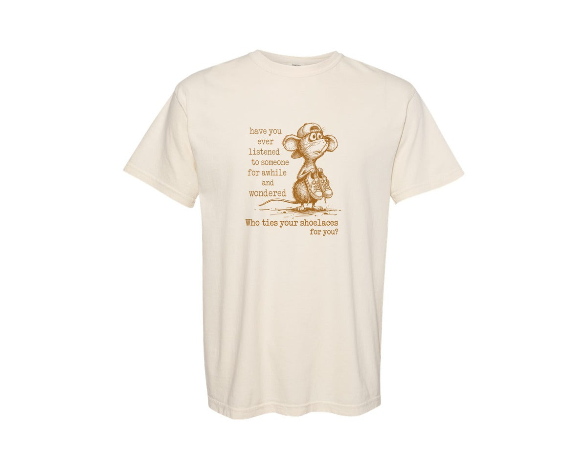 brand:Comfort Colors|color:Ivory|Retro Funny Mouse Quote Sarcastic Animal Graphic T-Shirt