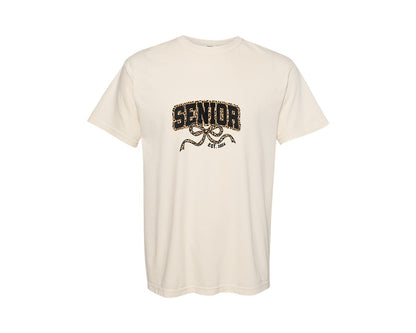brand:Comfort Colors|color:Ivory|Coquette Senior 2026 Class Of 2026 2 Graphic T-Shirt