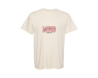 brand:Comfort Colors|color:Ivory|You Are So Loved Svgchristian 2 Graphic T-Shirt
