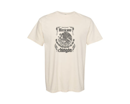 brand:Comfort Colors|color:Ivory|Mexicano Chingon Latino Spanish Pride Graphic T-Shirt