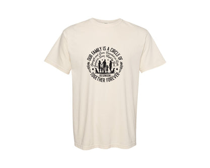 brand:Comfort Colors|color:Ivory|Family Reunion Typography Design Vector Graphic T-Shirt