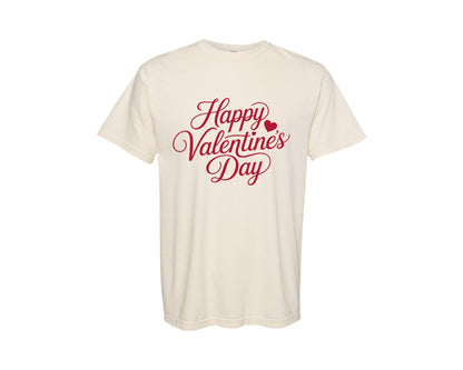 brand:Comfort Colors|color:Ivory|Happy Valentines Day T Shirt Design 6 Graphic T-Shirt