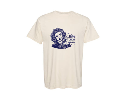 brand:Comfort Colors|color:Ivory|Calling You On Your Bullshit Funny Graphic T-Shirt