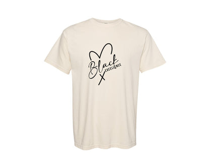 brand:Comfort Colors|color:Ivory|Black Excellence Black History 8 Graphic T-Shirt