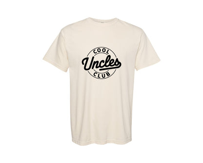 brand:Comfort Colors|color:Ivory|Cool Uncles Club New Uncle Fathers Day Graphic T-Shirt