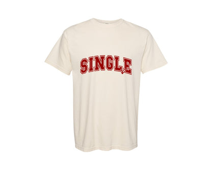 brand:Comfort Colors|color:Ivory|Single Varsity Valentine Graphic T-Shirt