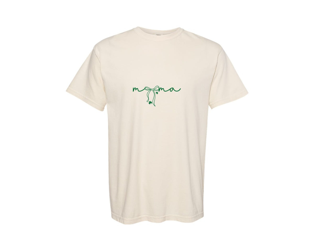 brand:Comfort Colors|color:Ivory|Mama St Patricks Day Graphic T-Shirt