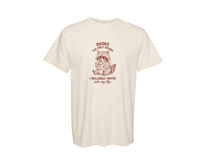 brand:Comfort Colors|color:Ivory|Book Lover Retro Bookish Shirt Graphic T-Shirt