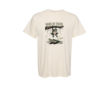 brand:Comfort Colors|color:Ivory|Hang In There It Gets Worse Funny S Graphic T-Shirt