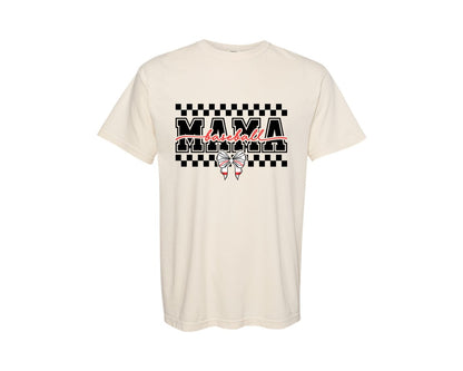 brand:Comfort Colors|color:Ivory|Baseball Mama Baseball Mom Pngmama Graphic T-Shirt