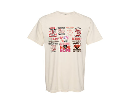 brand:Comfort Colors|color:Ivory|Funny Sarcastic Valentine 6 Graphic T-Shirt