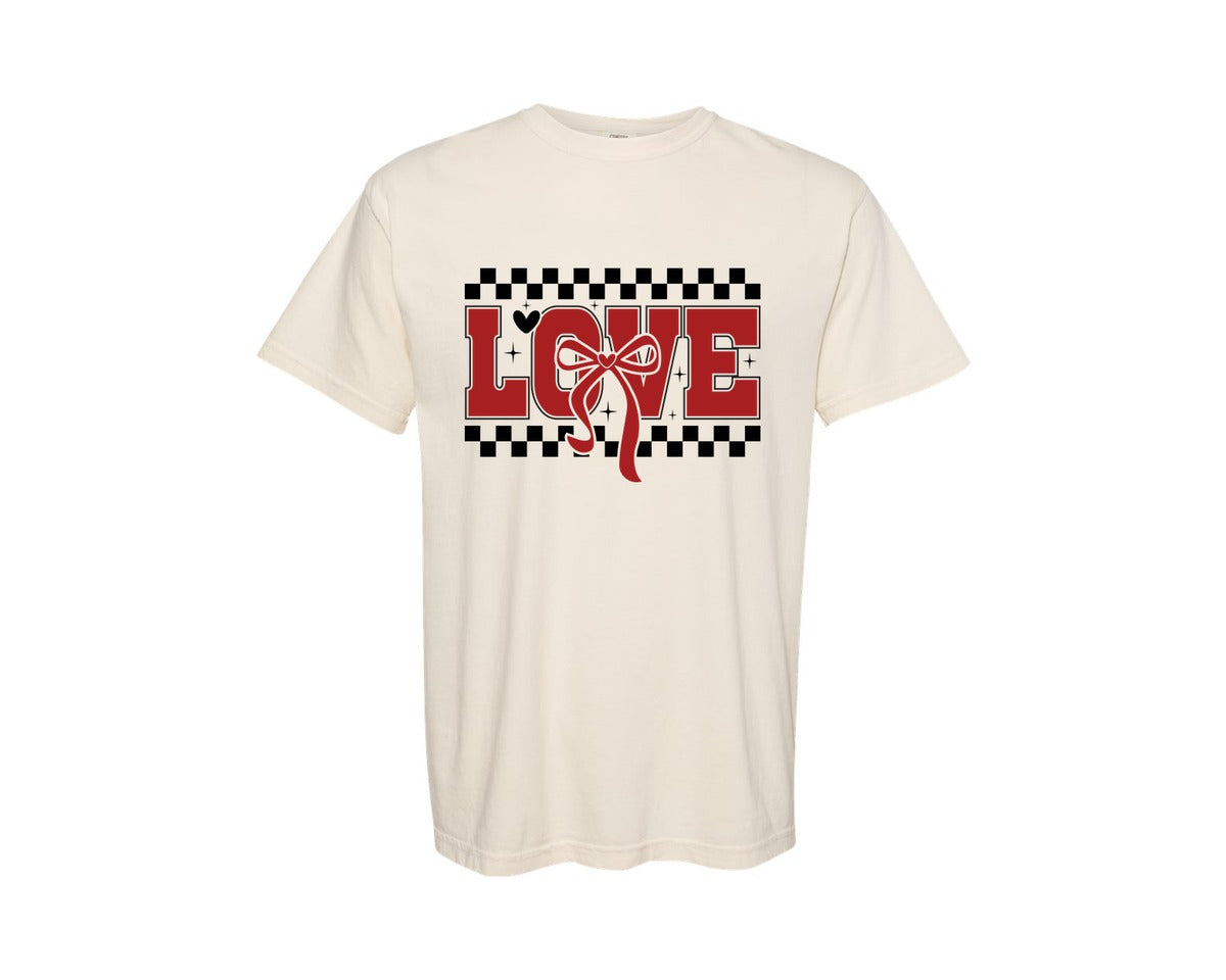 brand:Comfort Colors|color:Ivory|Love Valentine 23 Graphic T-Shirt