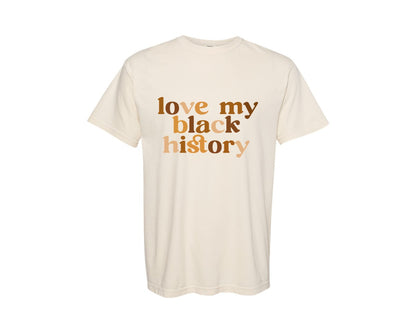 brand:Comfort Colors|color:Ivory|Mlk Black History Svgblm Shirt Graphic T-Shirt