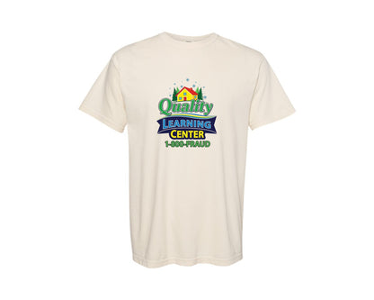 brand:Comfort Colors|color:Ivory|Quality Learning Center T Shirt Design Graphic T-Shirt