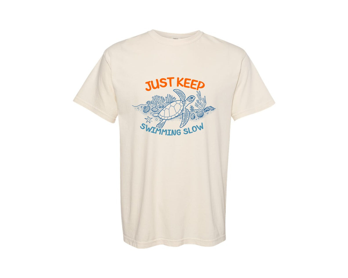 brand:Comfort Colors|color:Ivory|Summer Beach Vibes Graphic T-Shirt