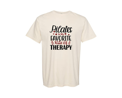 brand:Comfort Colors|color:Ivory|Pilates Is My Favorite Workout Graphic T-Shirt