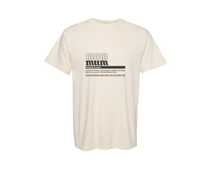 brand:Comfort Colors|color:Ivory|Mother Mum Funny Definition Graphic T-Shirt