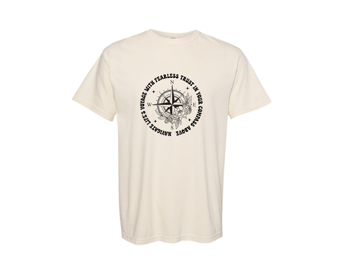 brand:Comfort Colors|color:Ivory|Jesus Front Back Graphic T-Shirt