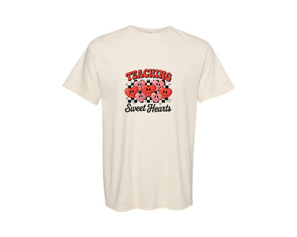 brand:Comfort Colors|color:Ivory|Teaching Sweet Heart Valentine Graphic T-Shirt