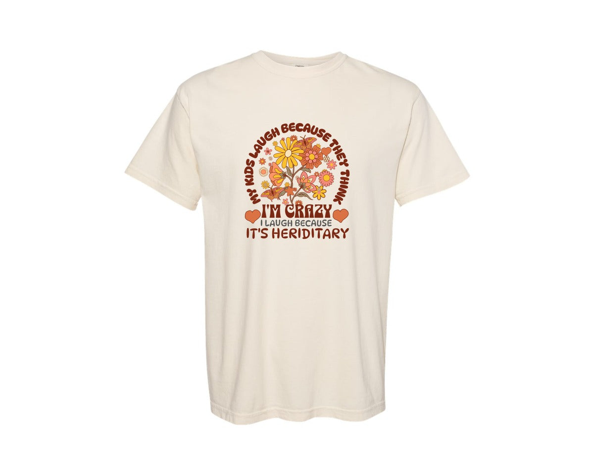 brand:Comfort Colors|color:Ivory|Funny Mom Shirt Motherhood Quote Graphic T-Shirt