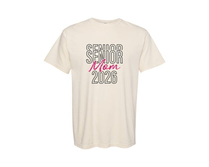 brand:Comfort Colors|color:Ivory|Senior Mom Senior 2026 2 Graphic T-Shirt