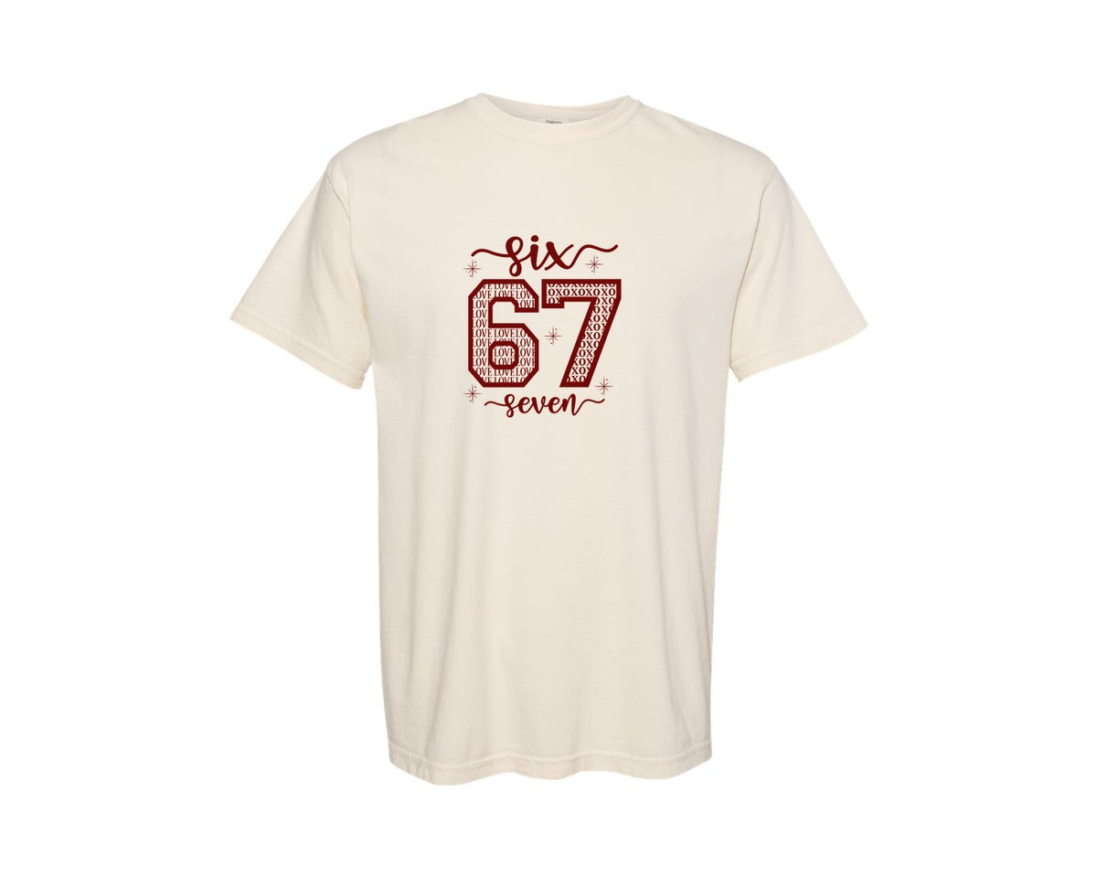 brand:Comfort Colors|color:Ivory|67 Valentine Svg67 Valentine Graphic T-Shirt