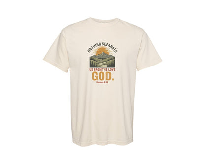 brand:Comfort Colors|color:Ivory|Nothing Can Separate Us Romans 839 Graphic T-Shirt