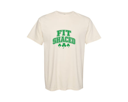 brand:Comfort Colors|color:Ivory|Fit Shaced Funny St Patricks Day Graphic T-Shirt