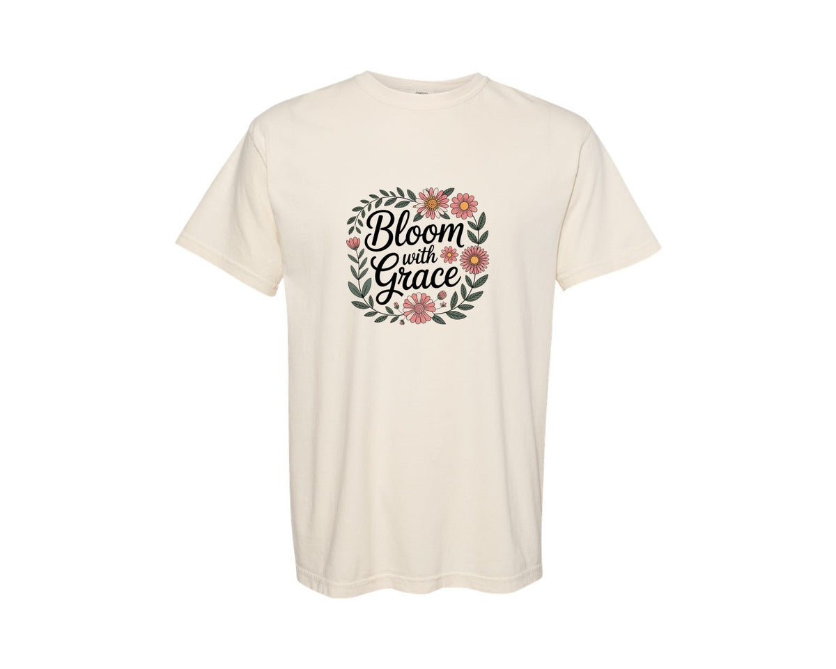 brand:Comfort Colors|color:Ivory|Boho Positive Affirmation Self Shirt Graphic T-Shirt