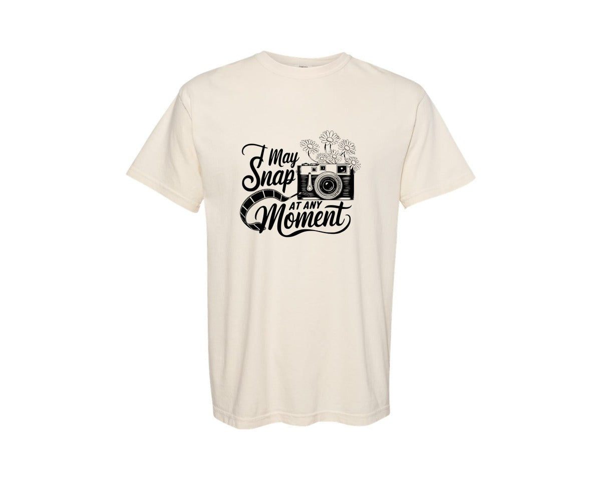 brand:Comfort Colors|color:Ivory|I May Snap At Any Moment T Shirt Des Graphic T-Shirt