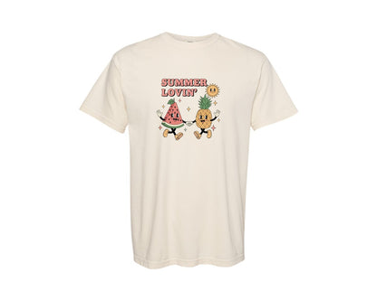 brand:Comfort Colors|color:Ivory|Summer Lovin Fruit T Shirt For Women Graphic T-Shirt