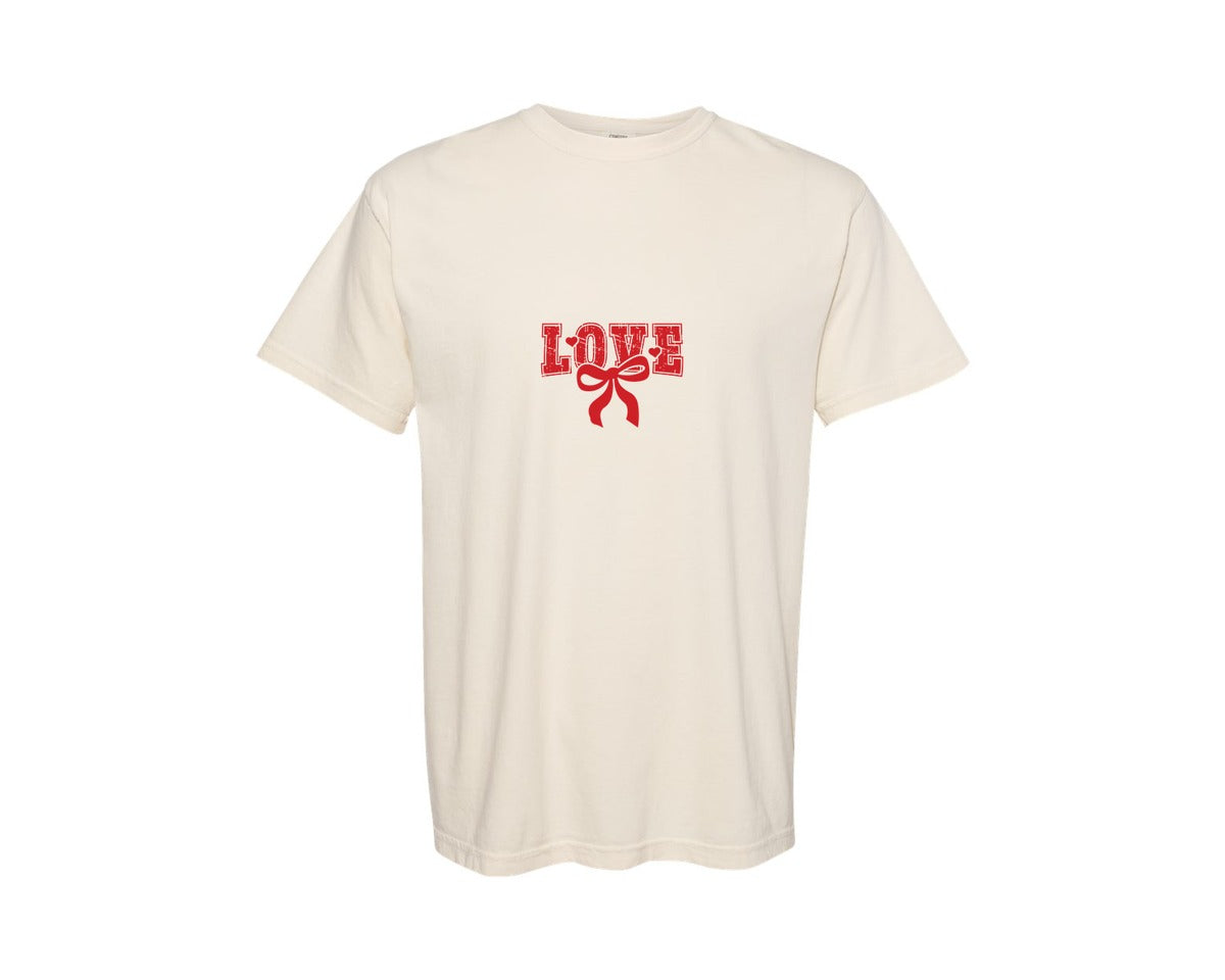 brand:Comfort Colors|color:Ivory|Love Valentine 25 Graphic T-Shirt