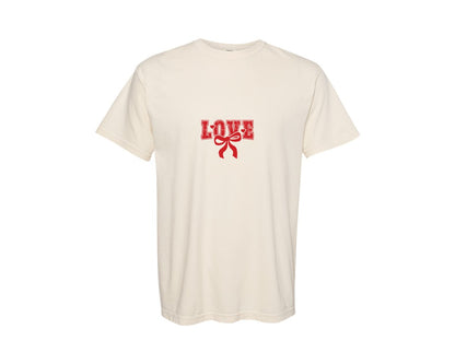 brand:Comfort Colors|color:Ivory|Love Valentine 25 Graphic T-Shirt