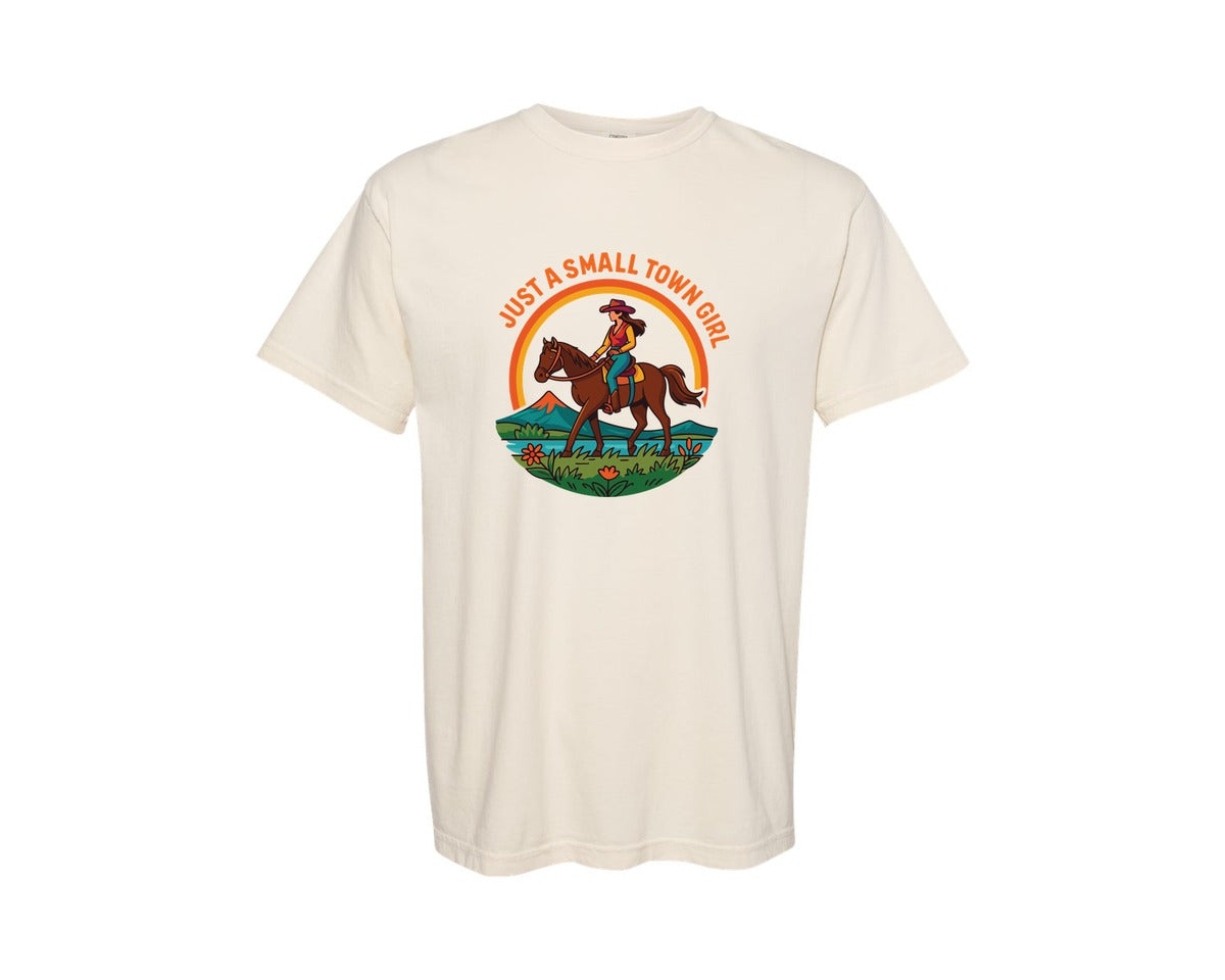 brand:Comfort Colors|color:Ivory|Vintage Western Cowgirl 12 Graphic T-Shirt