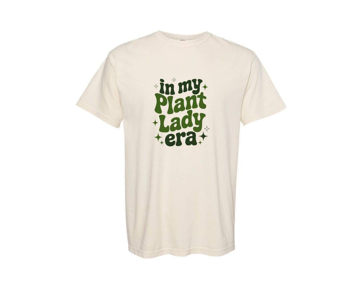 brand:Comfort Colors|color:Ivory|In My Plant Lady Era Shirt Graphic T-Shirt
