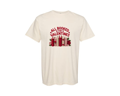 brand:Comfort Colors|color:Ivory|Embroidery Valentines Day Graphic T-Shirt
