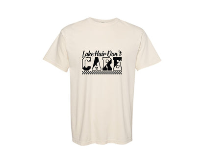 brand:Comfort Colors|color:Ivory|Lake Hair Dont Care 16 Graphic T-Shirt