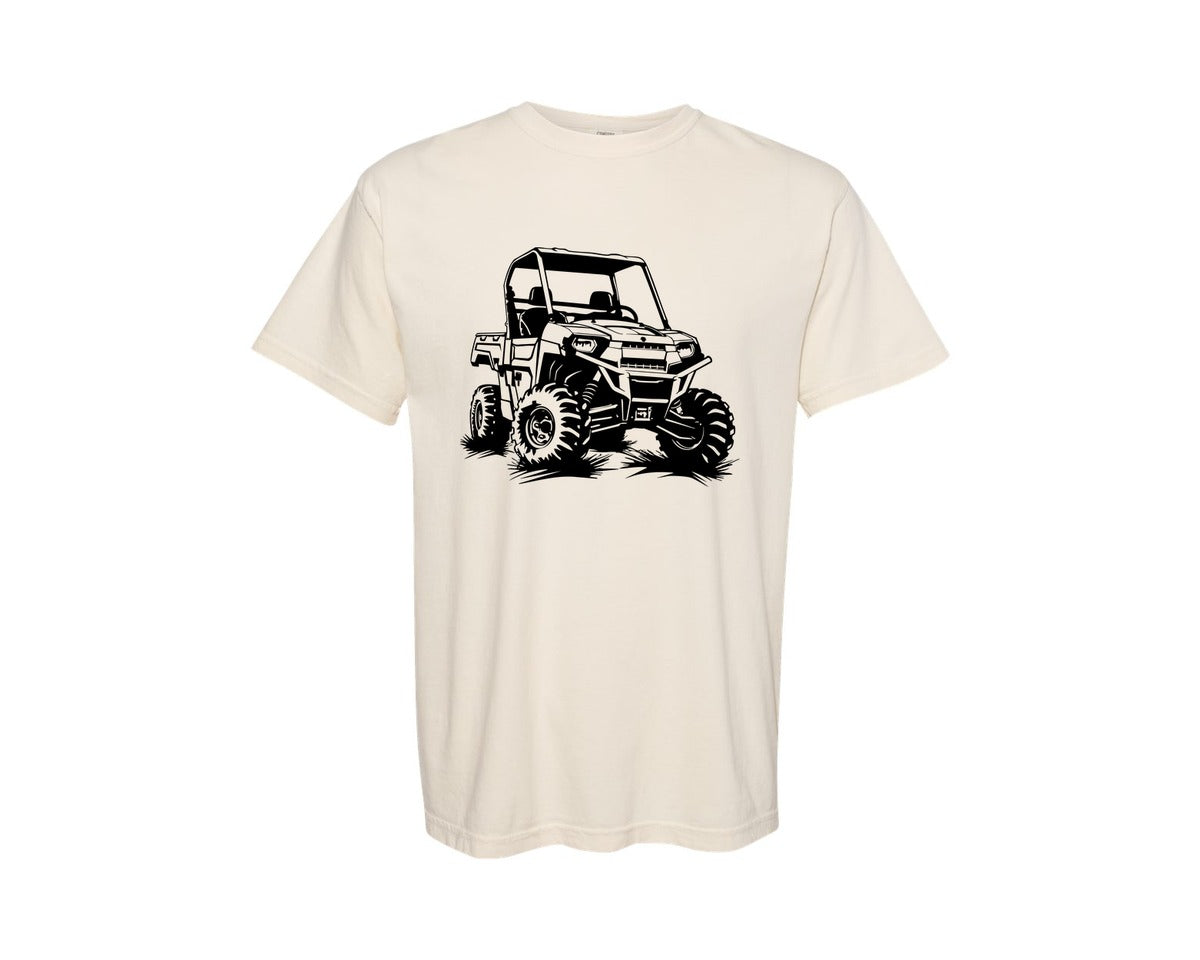 brand:Comfort Colors|color:Ivory|Atv Atv Riding Graphic T-Shirt