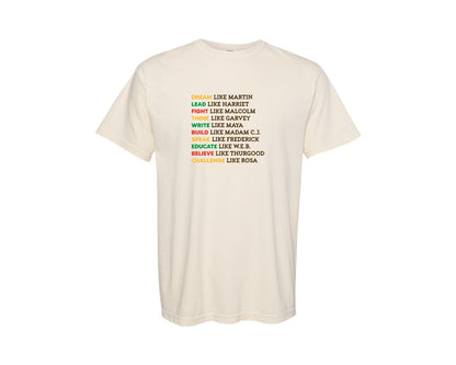 brand:Comfort Colors|color:Ivory|Dream Like Martin T Shirt Graphic T-Shirt