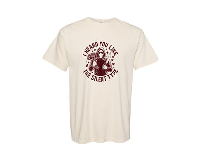 brand:Comfort Colors|color:Ivory|Funny Horror Valentines 2 Graphic T-Shirt