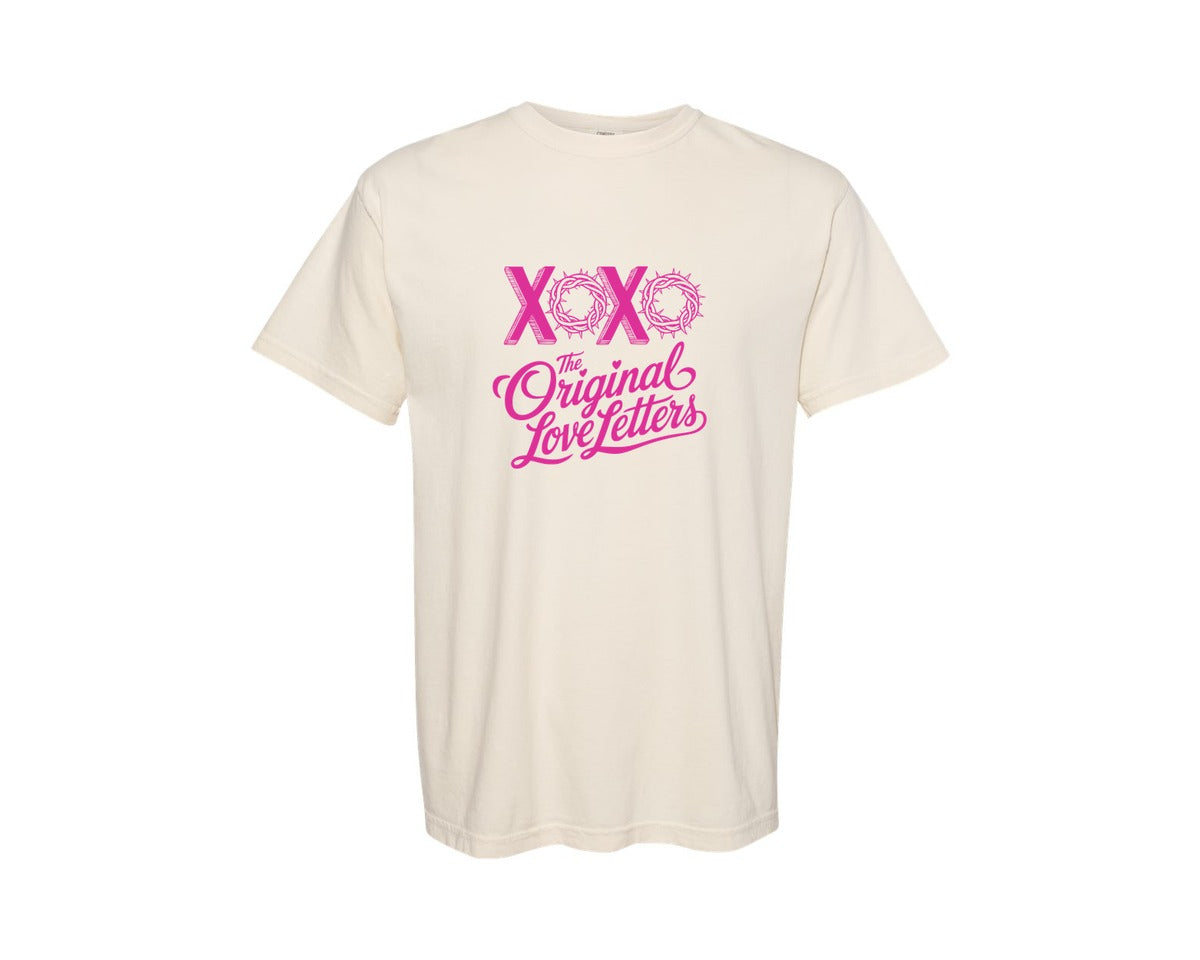 brand:Comfort Colors|color:Ivory|Christian Love Religious Valentine Graphic T-Shirt