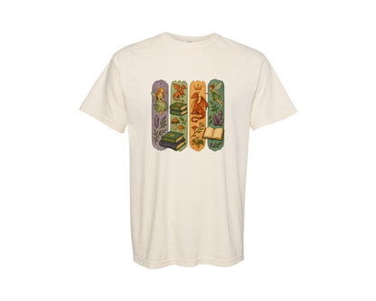 brand:Comfort Colors|color:Ivory|Book Lovers Brushstroke 2 2 Graphic T-Shirt