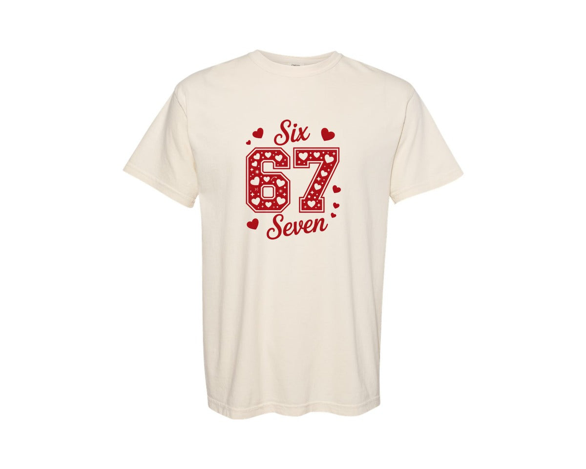 brand:Comfort Colors|color:Ivory|Valentine Meme Funny Humor 67 2 2 Graphic T-Shirt
