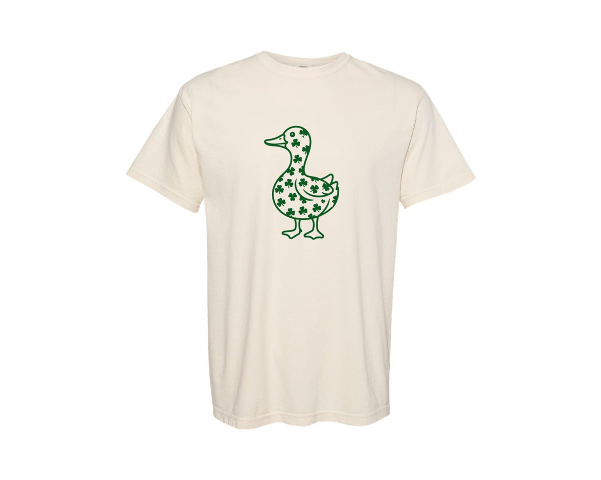 brand:Comfort Colors|color:Ivory|Shamrock Goose Lucky Goose Graphic T-Shirt